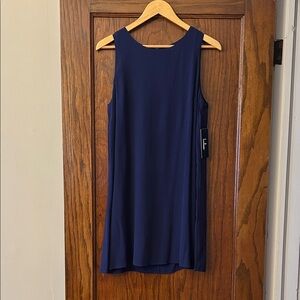 Lulu's Navy Blue Sleeveless Dress